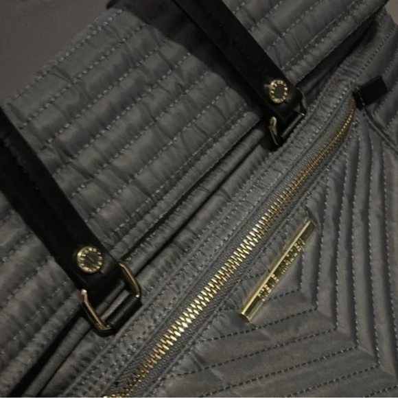 Steve Madden Nylon Quilted Backpack Travel Bag - Picture 6 of 10